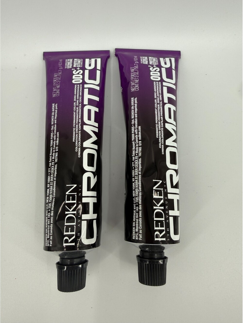 2Pk Redken Chromatics Prismatic Permanent Hair Color 2 oz 6Rv 6.62 Red/Violet
